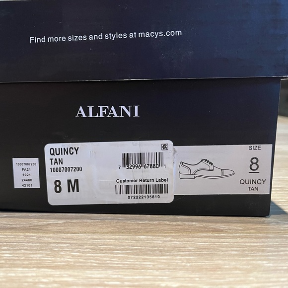 Men’s Alfani Dress Shoes NEW - Picture 3 of 5